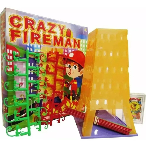 Juego De Mesa Crazy Fireman Bombero Sharif Express