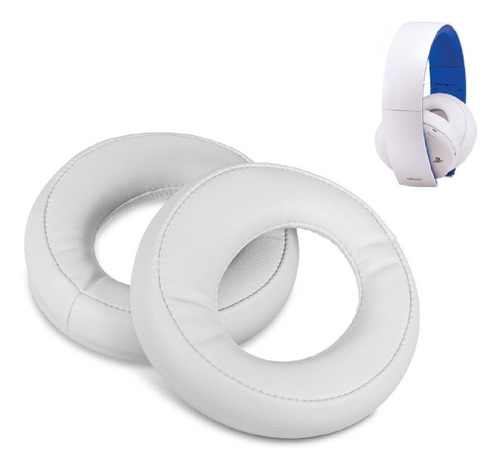 Espuma Almofada Headset Sony Gold 7.1 Ps3 Ps4 - Branco