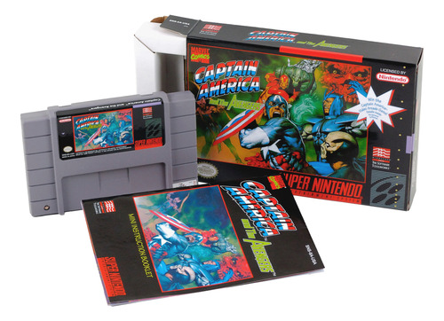 Captain America And The Avengers Super Nintendo Completo