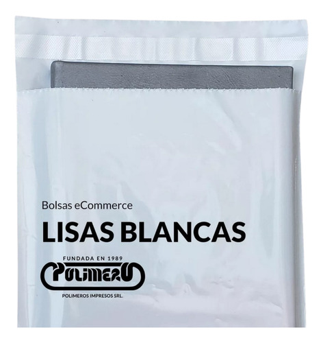 100 Sobres Bolsas Lisos Ecommerce Blanca 45x55 +5 N4 Envíos Blanco