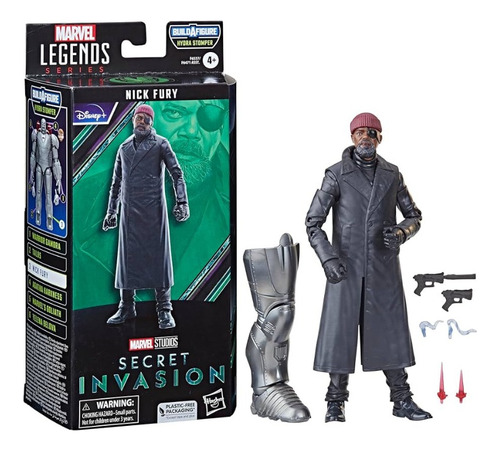 Muñeco Marvel Legends Invasión Secreta Nick Fury (f6471)