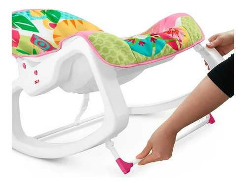 Silla Mecedora Crece Conmigo Vibra Y Se Reclina Fisher Price (Usado)