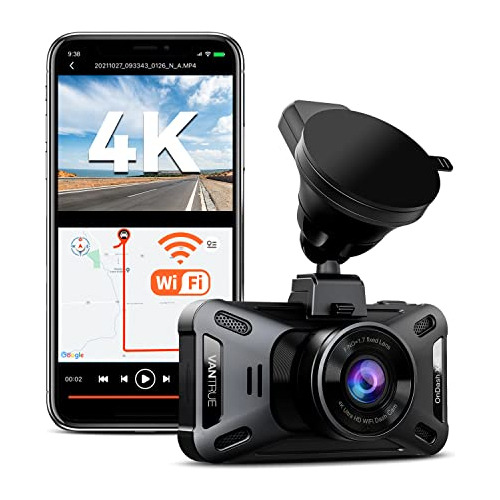 Dash Cam 4k Verdadero X4s, Wifi 5g, Cámara Automóvil,...