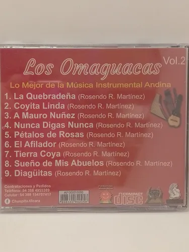 Los Omaguacas Tilcara Vol 2 Cd Nuevo