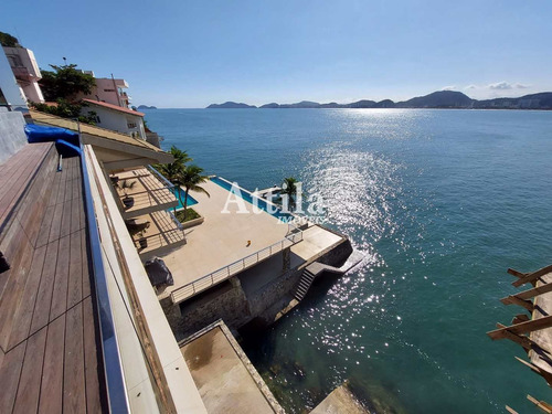 Imagem 14 de 30 de Casa Recém Construída, 6 Suítes, Pier Jet Ski, Enseada - V3350