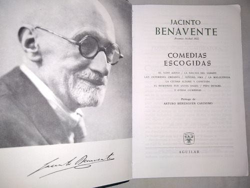 Jacinto Benavente - Comedias Escogidas.