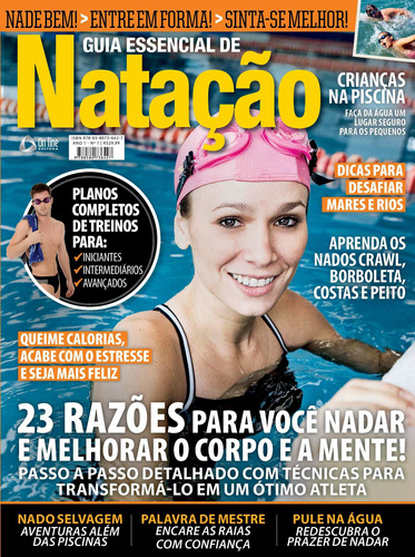 Guia essencial de natação: 23 razões para você nadar e melhorar o corpo e a mente!, de On Line a. Editora IBC - Instituto Brasileiro de Cultura Ltda, capa mole em português, 2018