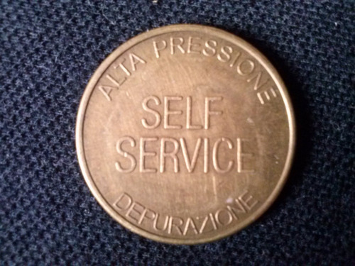 Ficha Metálica Self Service Bronce (c 5) (Usado)