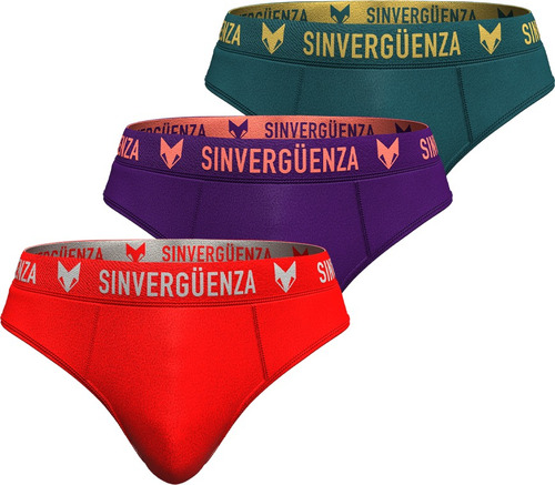 3-pack Brief Sinvergüenza Variación 1 Para Hombre