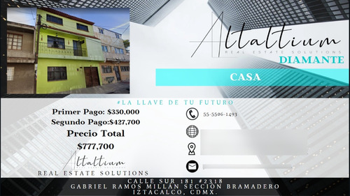 Casa En Venta, Gabriela Ramos Millan Seccion Bramadero, En Remate...!!