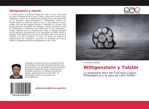 Libro: Wittgenstein Y Tolstói: La Propuesta Ética Del Tracta