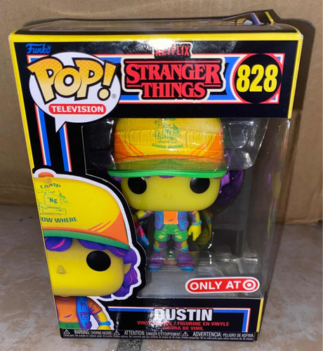 Funko Pop! Stranger Things Blacklight Dustin Exclusivo