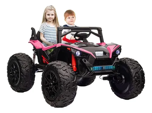 Carro Utv A Batería Recargable Para Niños Con Luces