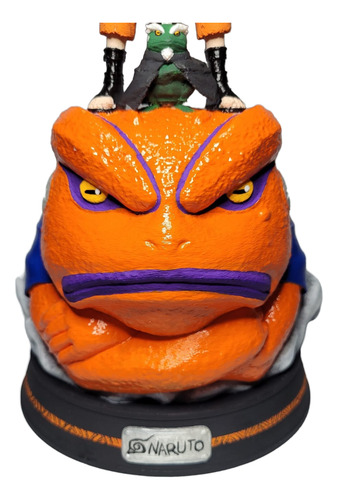 Naruto Em Modo Sennin - Impressão 3d - Pintado À Mão