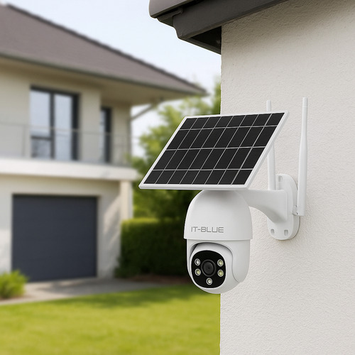Câmera Solar Wi-fi Ip 3mp Com Painel Solar, Giro 360° E App