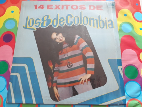 Los 8 De Colombia Lp 14 Exitos De Z
