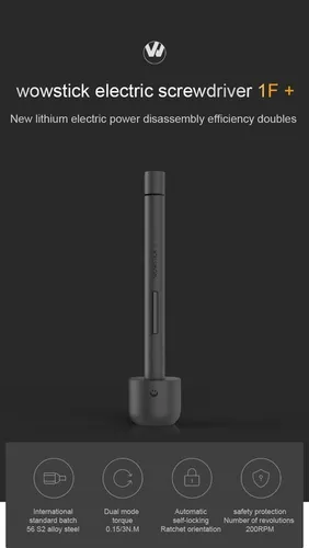 Destornillador Eléctrico Original Xiaomi Wowstick 1f+/1f Pro