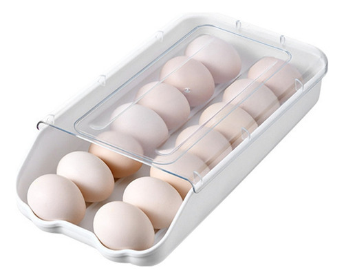 Caja Organizador Multiuso Huevera 14-18 Huevos Apilable X L