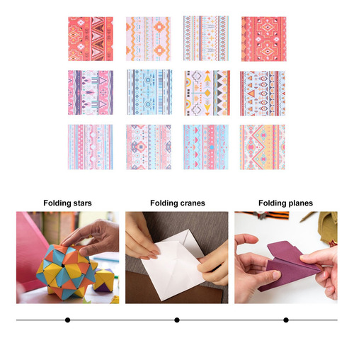 Navidad 100 Hojas Plegables De Papel De Origami Japonés