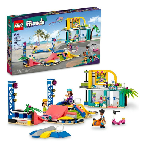 Kit De Construcción Lego Friends Parque De Skate 41751 3+ Cantidad de piezas 431