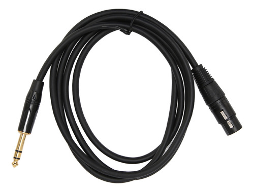 Cable Uk Plug Xlr Hembra A Conector Estéreo Trs De 1/4 De Pu