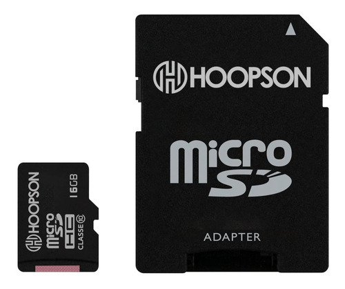 Cartao De Memoria Micro Sd 16gb Classe 10 - Hoopson Sd-16