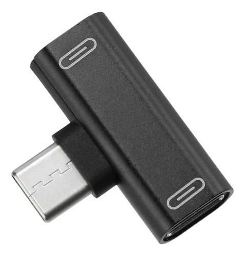 Zq Cargador De Cable De Audio Usb C 2 En 1 Tipo C Totype C