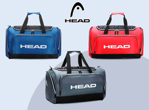 Imagen 8 de 10 de Bolso Head Gimnasio Deportivo Urbano Reforzado Tira Llavero