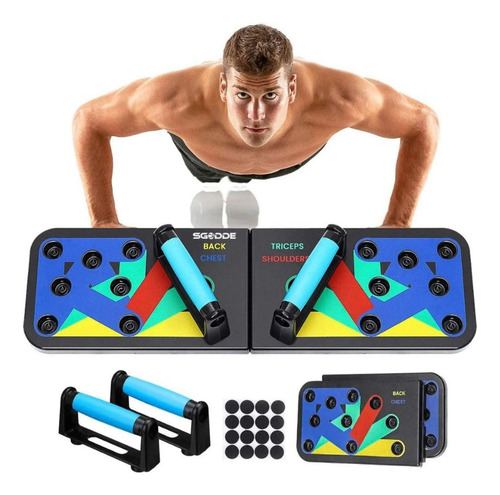 Prancha Flexao Para Biceps E Triceps - Funcional
