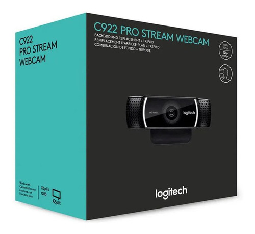 Imagem 3 de 3 de Webcam Logitech C922 Hd Pro Full Hd 1080p Tripé Stream Lives