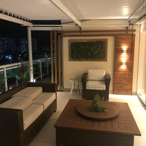 Imagem 2 de 25 de Barra Da Tijuca Cobertura Duplex Condomínio Blue 4 Quartos Finamente Decorada Por Arquiteto 271m2. - 2042 - 70493344