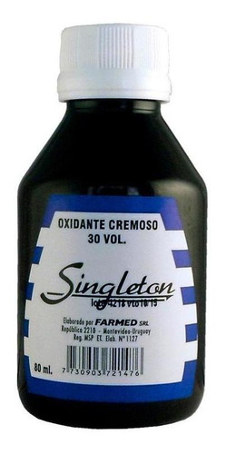 Oxidante Cremoso 30 Vol 80 Cc Singleton