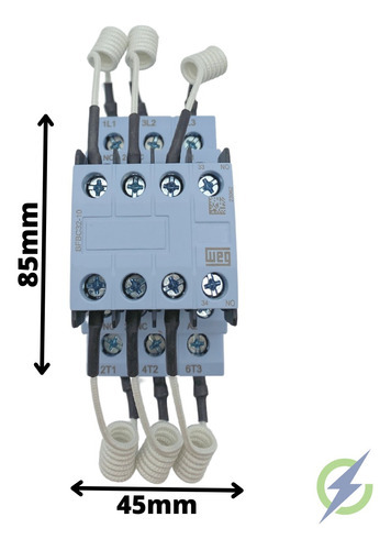 Condensador de contactor de hasta 40 A 15 kvar/220 V 25 kvar/380 V Weg Cwbc