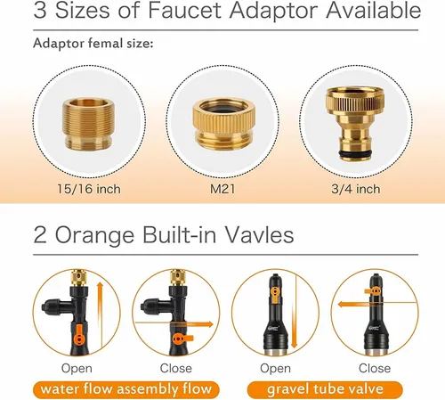 Hygger Upgrade Kit Cambiador De Agua Para Acuario, Limpia...