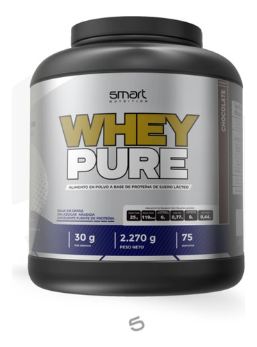 Proteina Whey Pure 5 Libras 5lb 5 Lb Smart Nutrition Iso 100 Dymatize