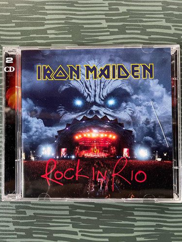 Cd Iron Maiden Rock In Río Hologramas