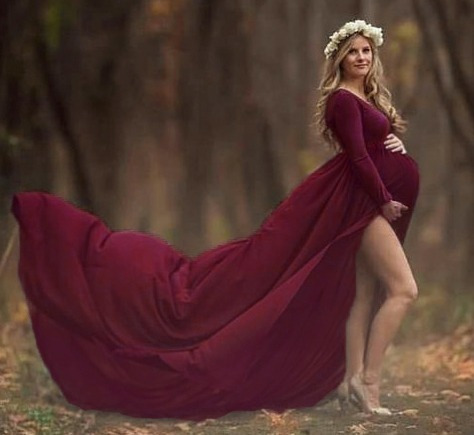 vestido gravida ensaio fotografico