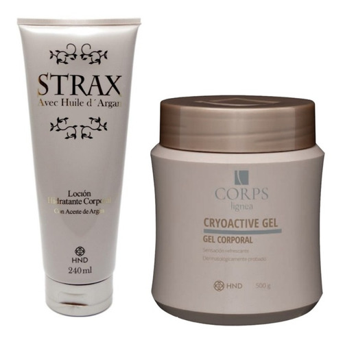 1 Gel Reductor Cryoactive Corps + 1 Strax Hinode