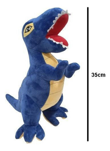 Peluche de dinosaurio Tyrannosaurus Rex, colores variados, 33 cm
