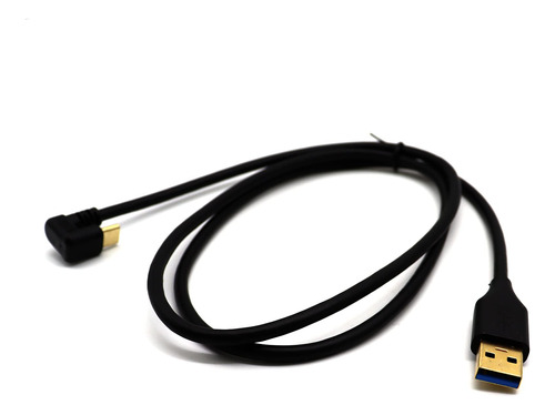 Motong Cable Usb 3.0 A Usb C En Forma De U, Chapado En Oro U