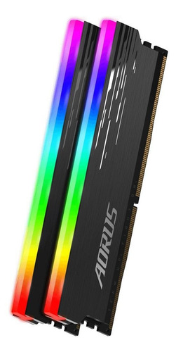 Memória RAM Aorus RGB Memory gray 16GB 2 Gigabyte GP-ARS16G44