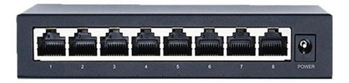 Interruptor Ethernet 8 Puerto 1000 Mbps Smart Switch Hub And