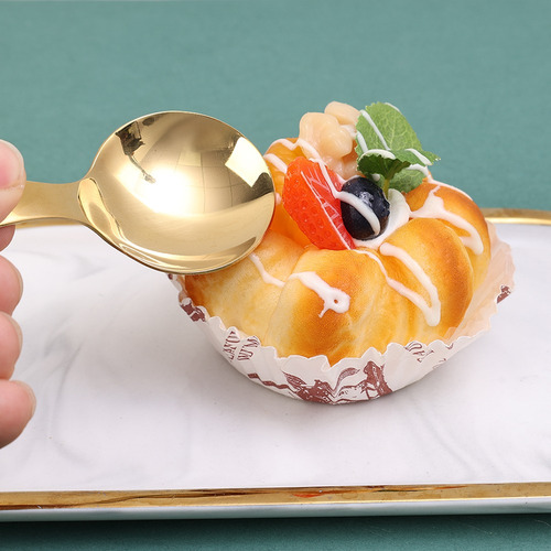 Minicuchara De Acero Inoxidable Para Helado, Café, Azúcar Y