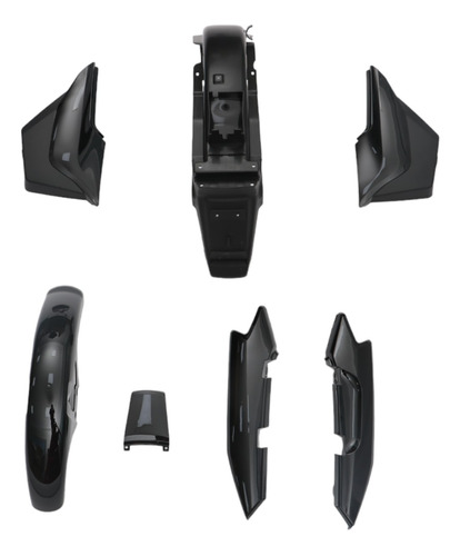 Kit De Plasticos Completo Para Suzuki Ax4 Negro Mtc