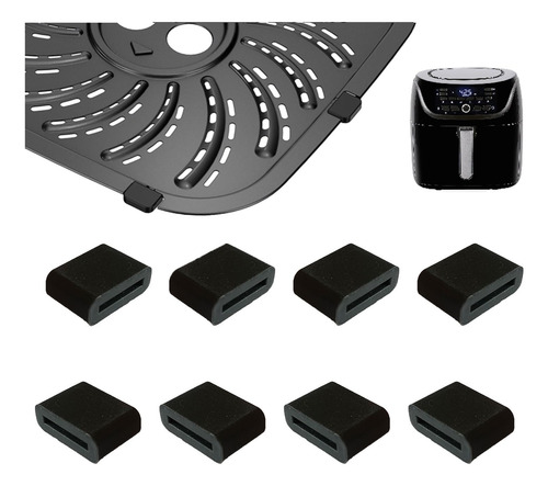 Freidoras De Aire Vortex Pro De 4 Qt/8 Qt/6 Qt De 8 Pzas Fre