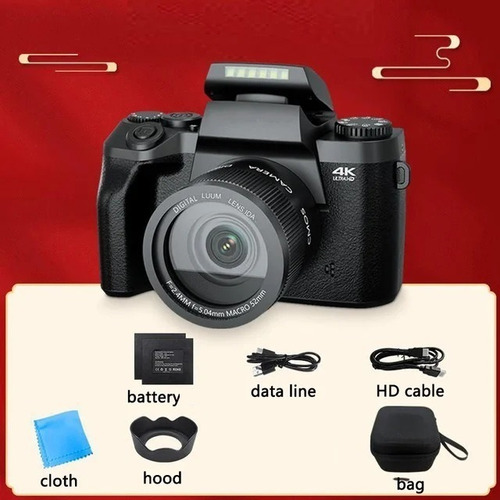 Cámara Digital Slr Dslr De 64mp Videocámara 4k 60fps Vlog