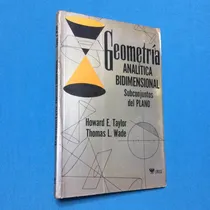 Comprar Geometría Analítica Bidimensional Subconjuntos Plano Taylor