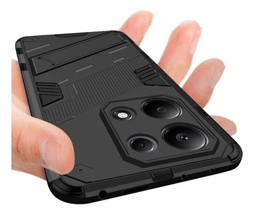 For Redmi Note 13 Pro 4g Rugged Hard Lens Cover Back Case