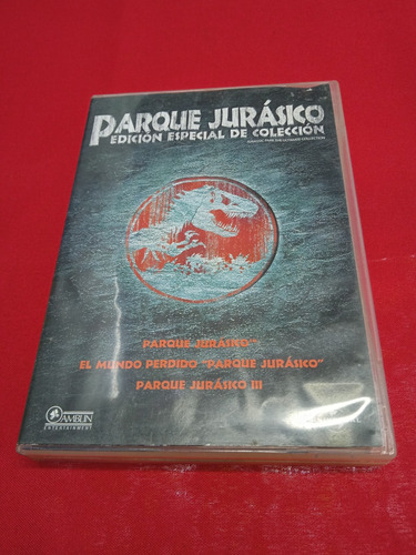Jurassic Park Parque Jurásico Trilogía Dvdbox Set 3 Discos 