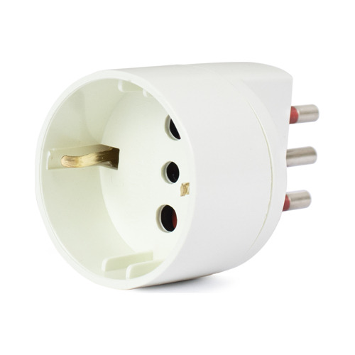 Adaptador Derivador Schuko Modular Conatel - Lámparas Uy